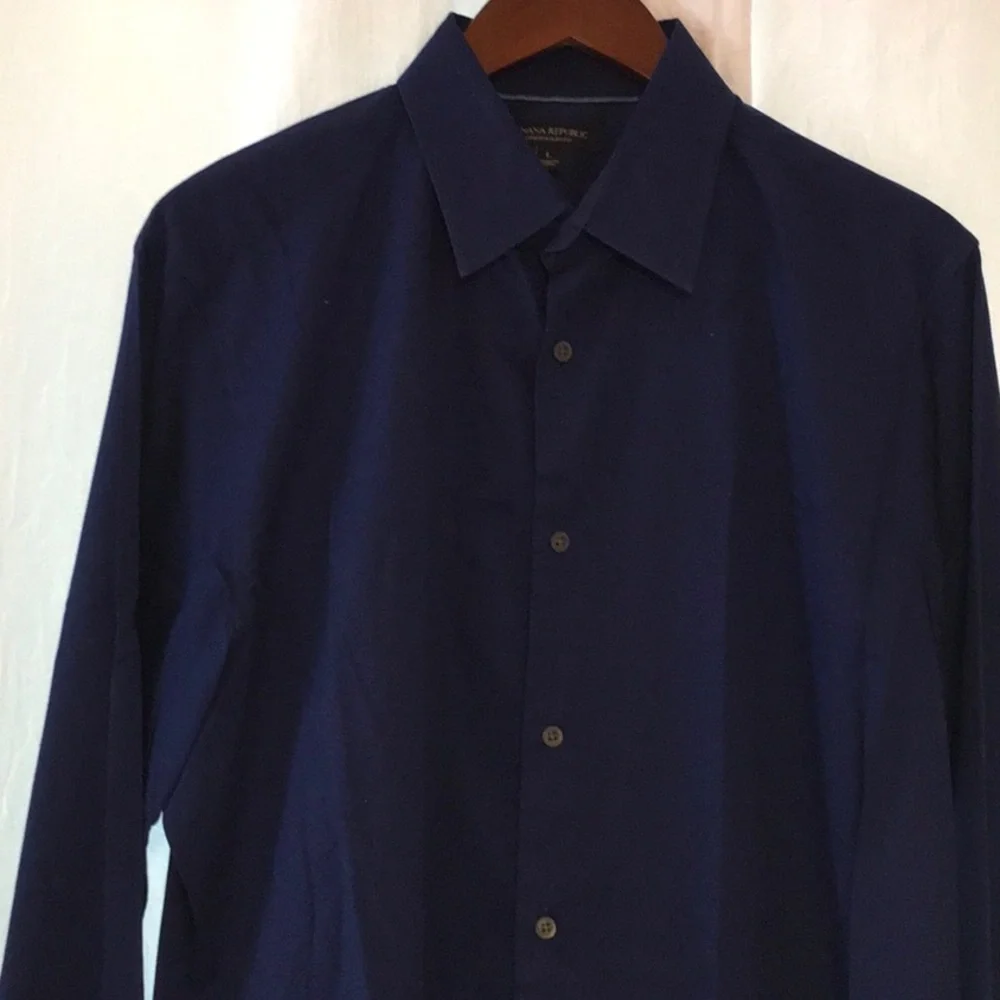 Banana Republic (L) GUC blue Men’s long sleeve